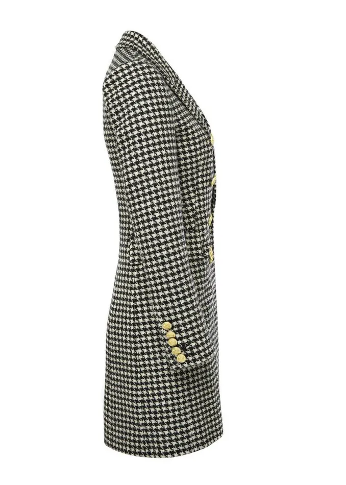 Women Knightsbridge Coat Houndstooth Holland Cooper Tailoring