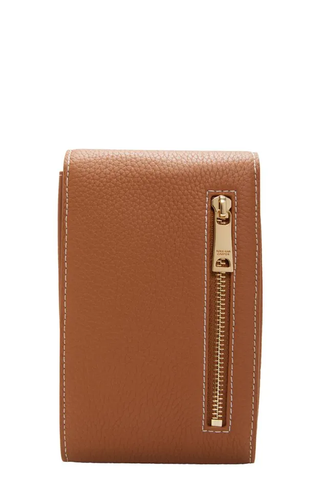 Women Knightsbridge Phone Pouch Tan Gold Holland Cooper Bags Women Knightsbridge Phone Pouch Tan Gold Holland Cooper Bags