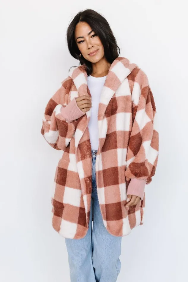 Women Lincoln Teddy Cardigan Berry White Baltic Born Cardigans