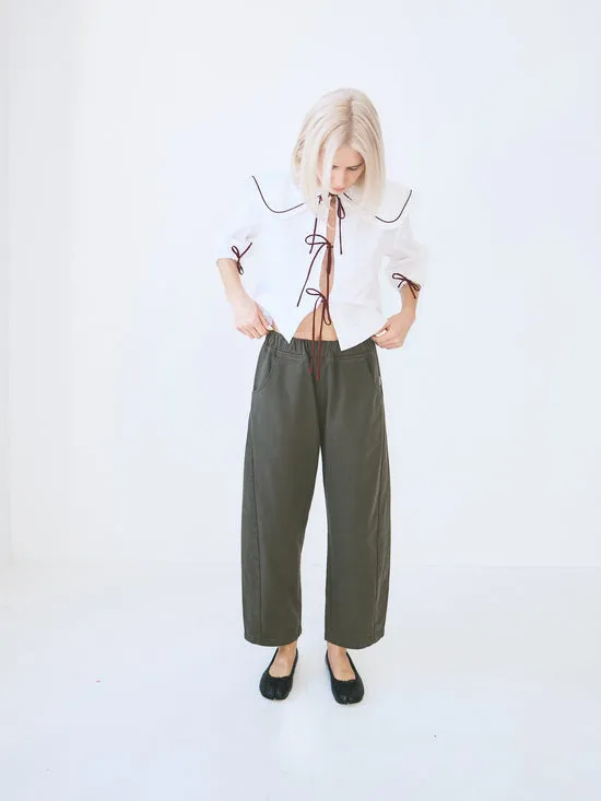 Women Lisa Says Gah Airi Blouse White Tops