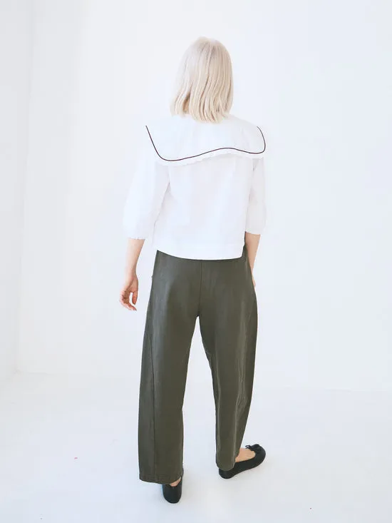 Women Lisa Says Gah Airi Blouse White Tops