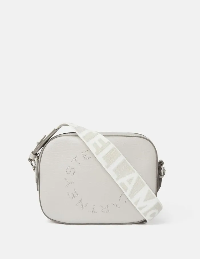 Women Logo Camera Crossbody Bag Fog Grey Stella McCartney Mini Bags And Clutches