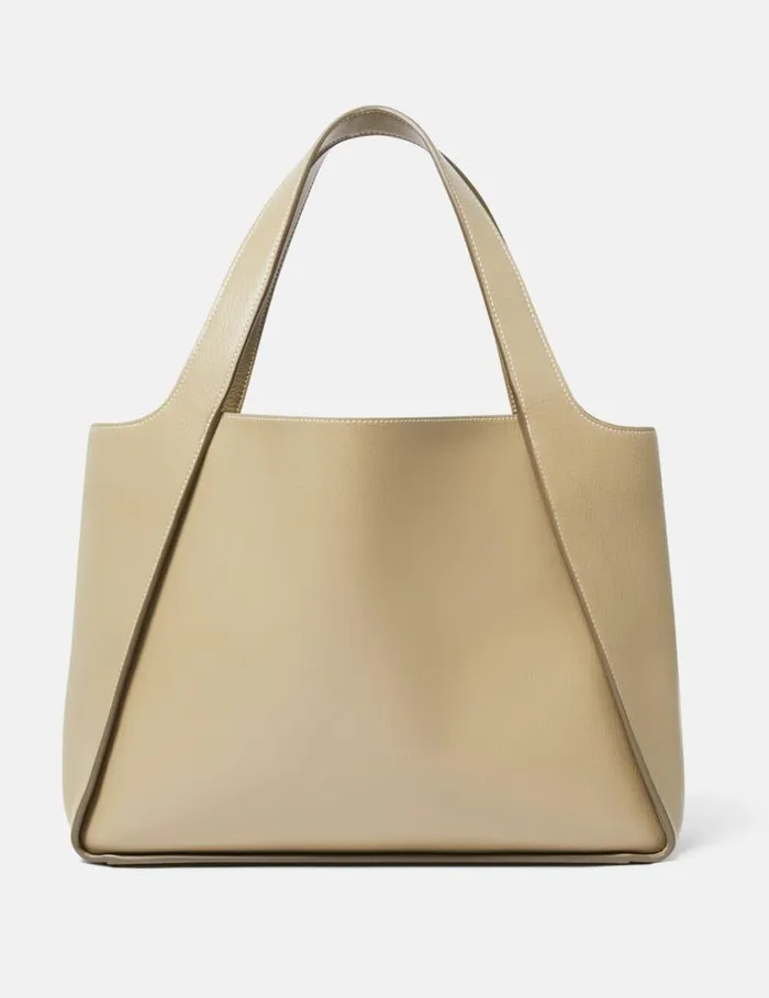 Women Logo Large Tote Bag Bamboo Stella McCartney Shoulder Bags Women Logo Large Tote Bag Bamboo Stella McCartney Shoulder Bags
