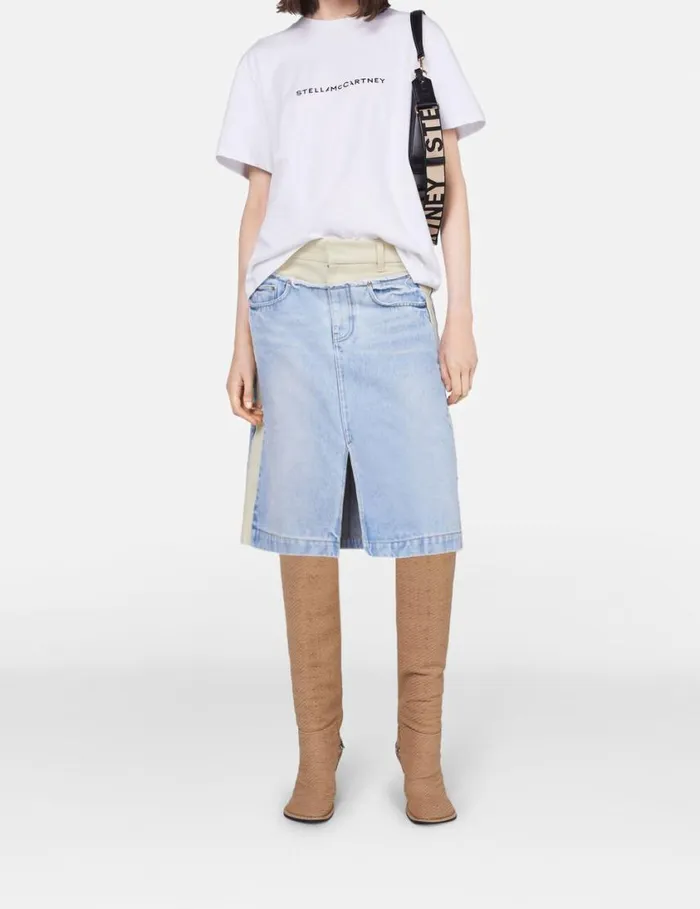 Women Logo Oversized Cotton TShirt Pure White Stella McCartney Sweatshirts And TShirts Women Logo Oversized Cotton TShirt Pure White Stella McCartney Sweatshirts And TShirts