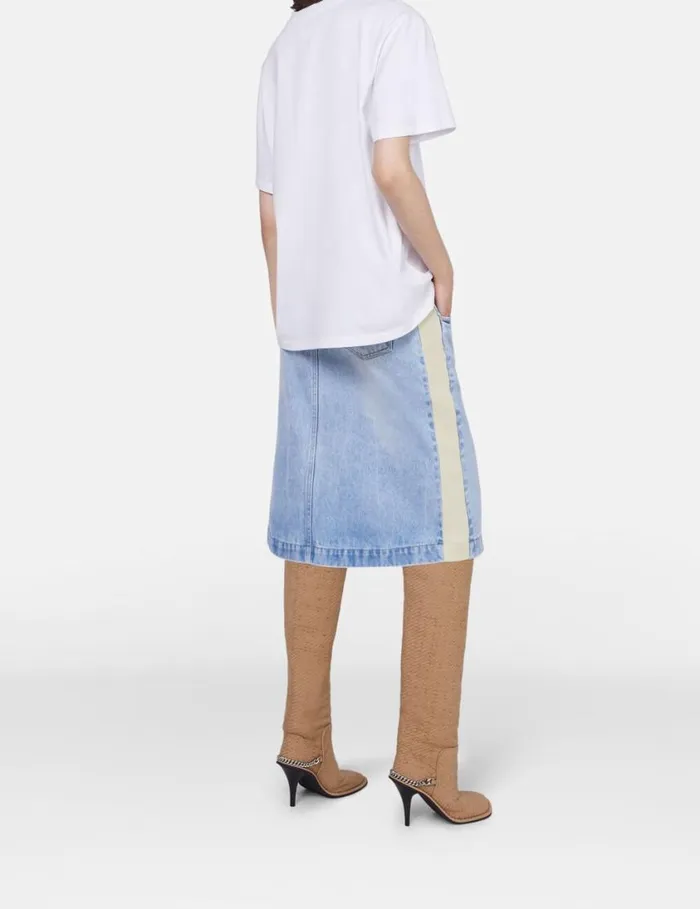 Women Logo Oversized Cotton TShirt Pure White Stella McCartney Sweatshirts And TShirts Women Logo Oversized Cotton TShirt Pure White Stella McCartney Sweatshirts And TShirts