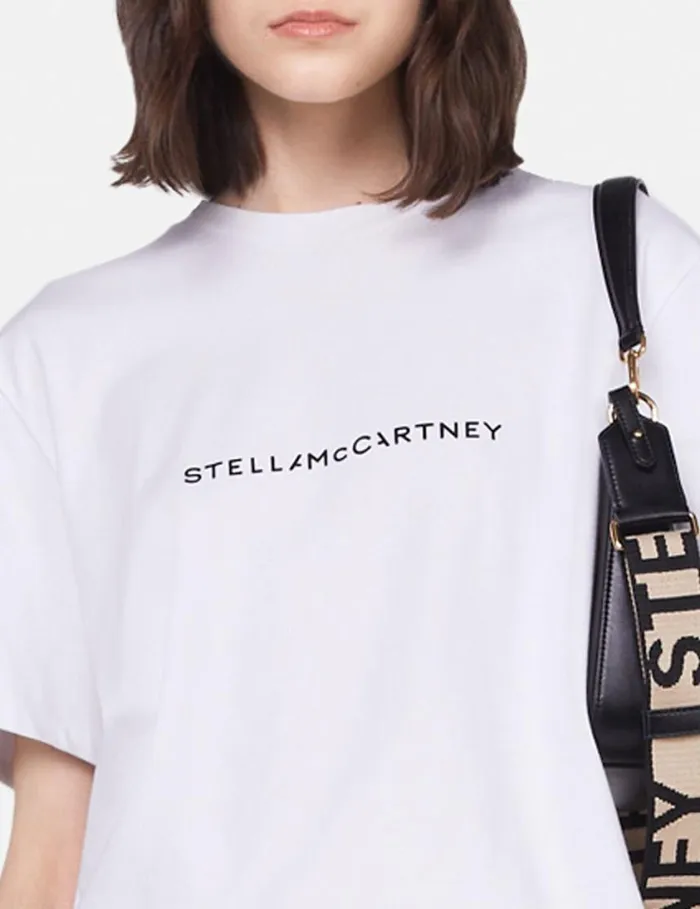 Women Logo Oversized Cotton TShirt Pure White Stella McCartney Sweatshirts And TShirts Women Logo Oversized Cotton TShirt Pure White Stella McCartney Sweatshirts And TShirts