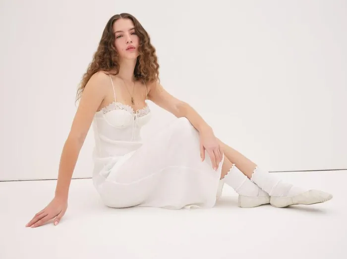 Women Lola Midi Slip Dress White For Love and Lemons Dresses Women Lola Midi Slip Dress White For Love and Lemons Dresses