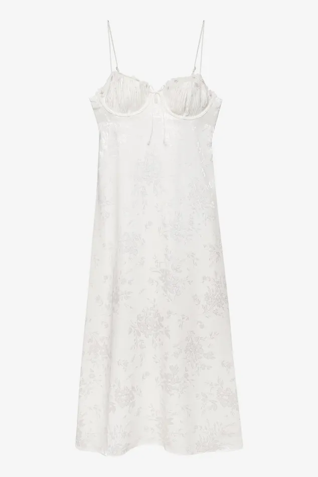 Women Lola Midi Slip Dress White For Love and Lemons Dresses Women Lola Midi Slip Dress White For Love and Lemons Dresses