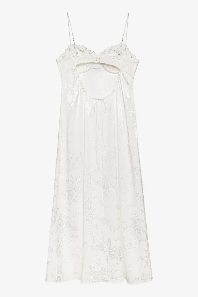 Women Lola Midi Slip Dress White For Love and Lemons Dresses Women Lola Midi Slip Dress White For Love and Lemons Dresses