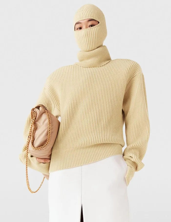Women LongSleeve Turtleneck Jumper Lemon Yellow Stella McCartney Knitwear Women LongSleeve Turtleneck Jumper Lemon Yellow Stella McCartney Knitwear