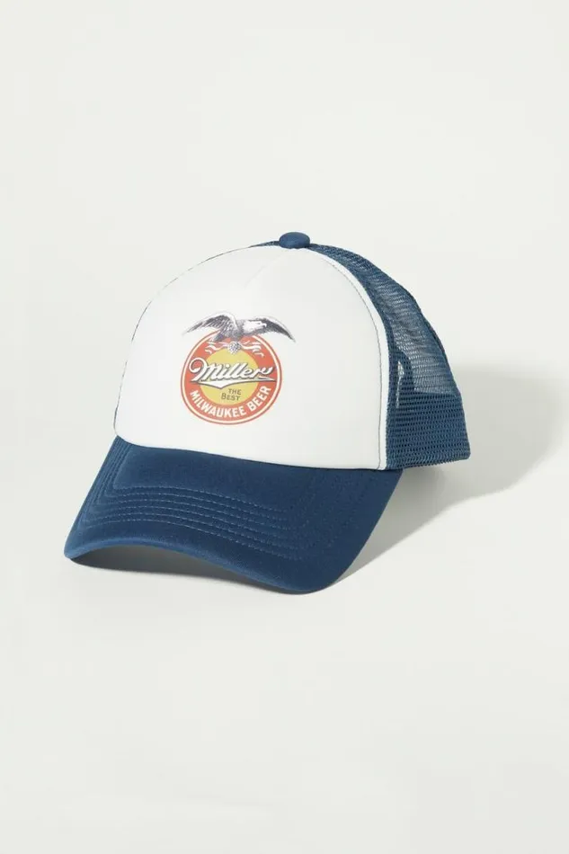Women Lucky Brand Hats Miller Trucker Hat Multi