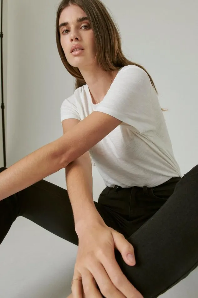 Women Lucky Brand Jeans High Rise Bridgette Skinny Clean Black