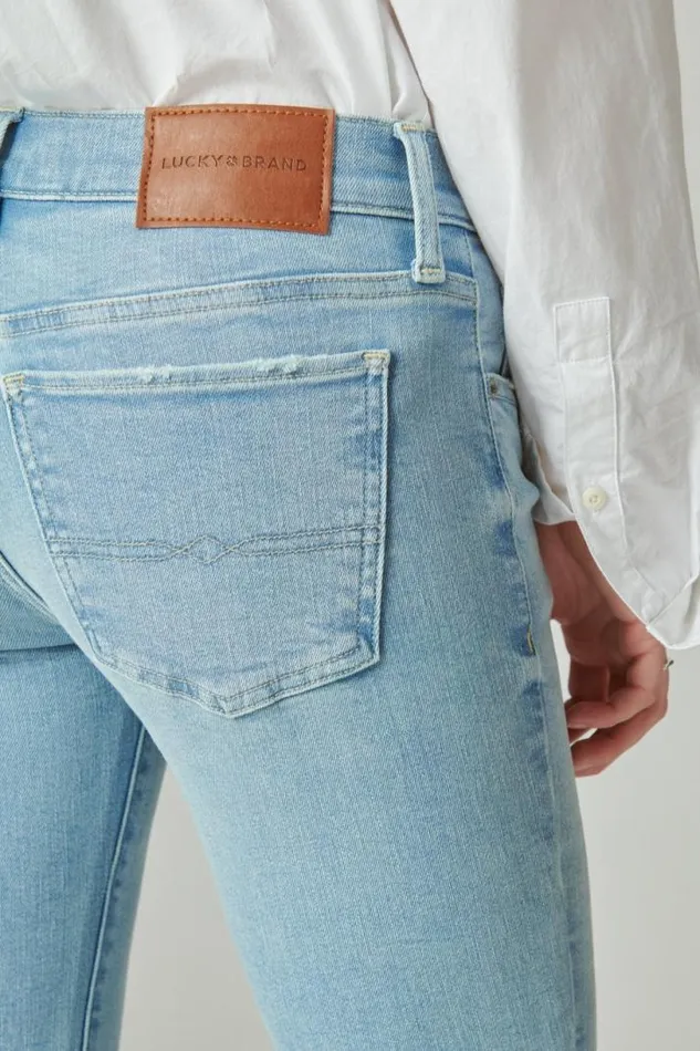 Women Lucky Brand Jeans Mid Rise Sweet Flare Capsize