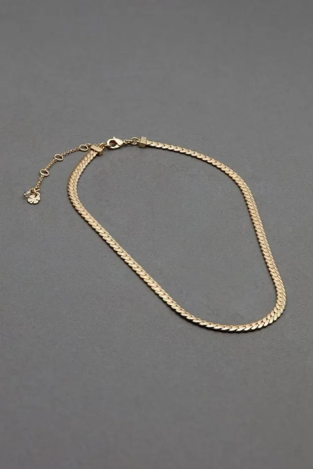 Women Lucky Brand Jewelry Classic Chain Necklace Gold