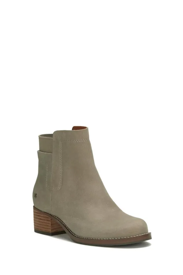 Women Lucky Brand Shoes Hirsi Bootie Open Grey