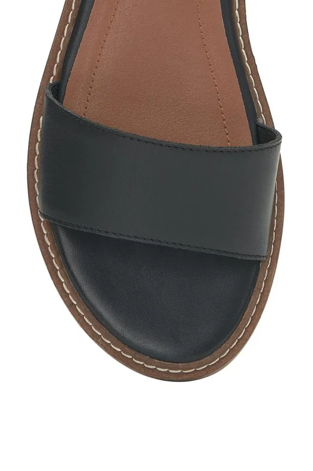 Women Lucky Brand Shoes Kimaya Ankle Strap Sandal Black