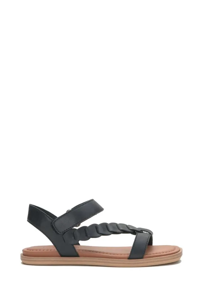 Women Lucky Brand Shoes Natany Braided Sandal Black