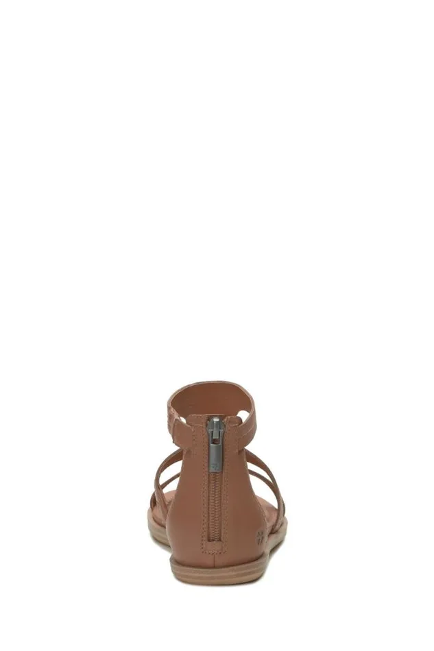Women Lucky Brand Shoes Nayda Ankle Strap Sandal Medium Dark Beige