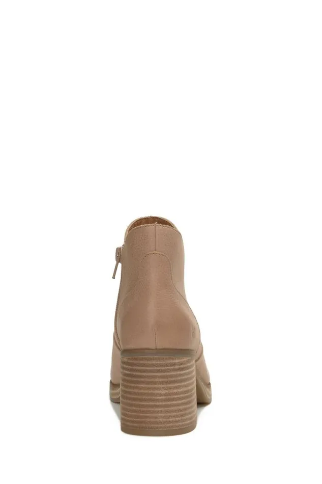 Women Lucky Brand Shoes Quinlee Ankle Bootie Open Beigekhaki