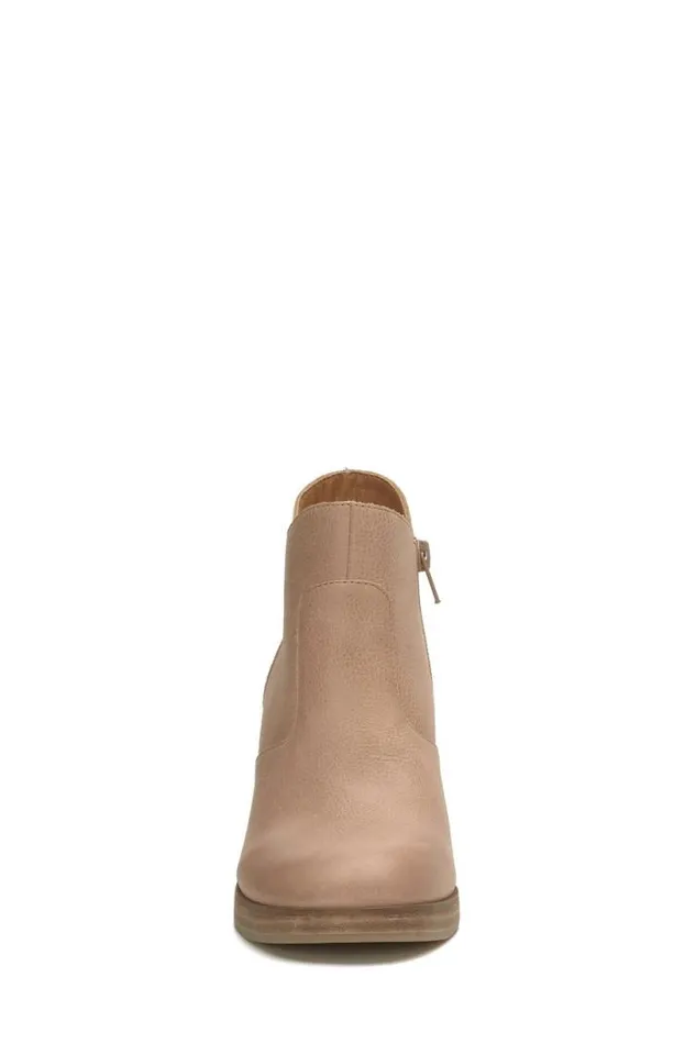 Women Lucky Brand Shoes Quinlee Ankle Bootie Open Beigekhaki
