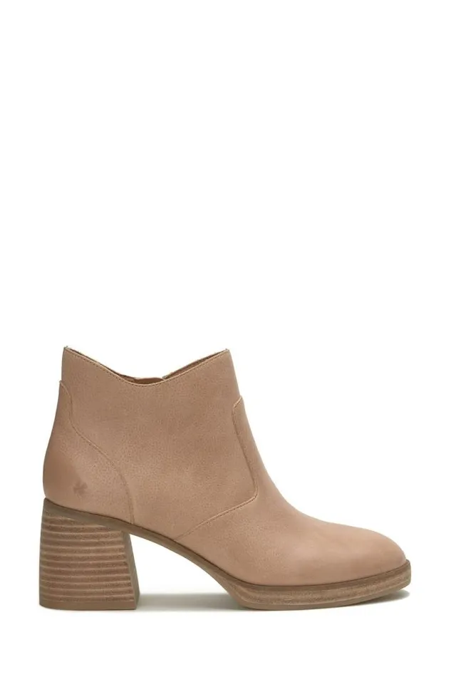 Women Lucky Brand Shoes Quinlee Ankle Bootie Open Beigekhaki