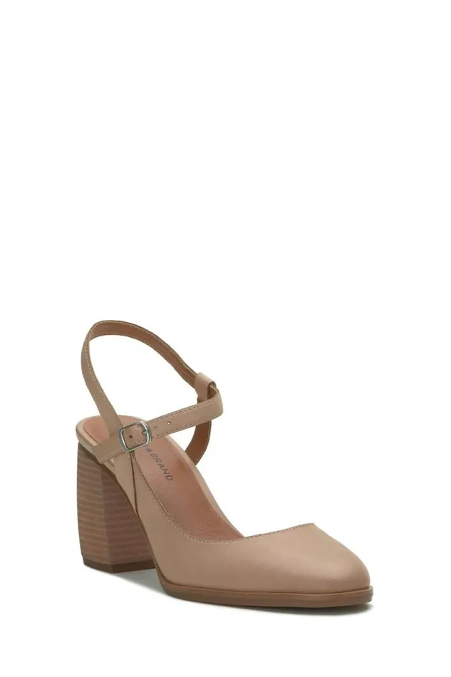 Women Lucky Brand Shoes Xarissa Mary Jane Heel Open Beigekhaki