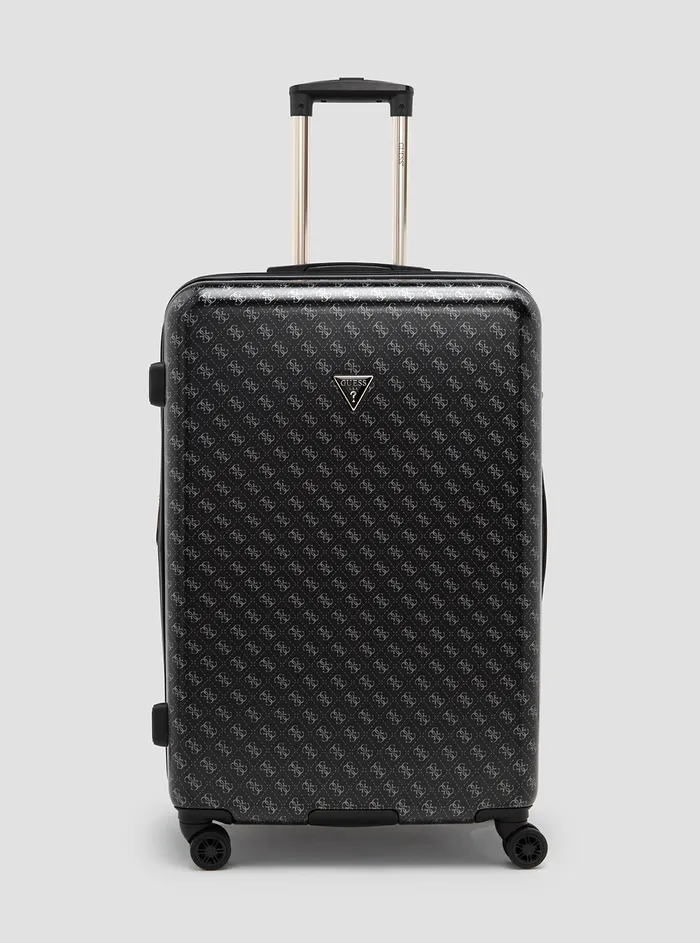 Women Luggage and Travel Bags GUESS Coal Logo Jesco 71cm Suitcase