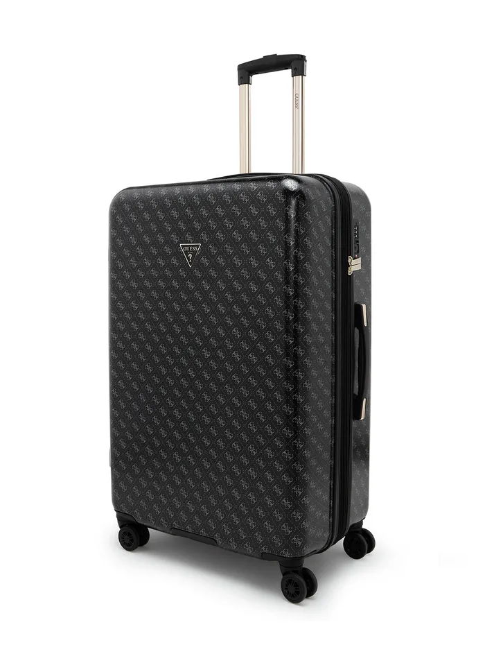 Women Luggage and Travel Bags GUESS Coal Logo Jesco 71cm Suitcase
