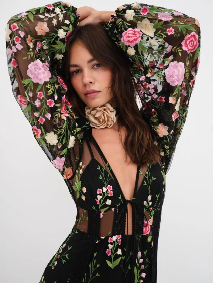 Women Luna Maxi Dress Black For Love and Lemons Dresses Women Luna Maxi Dress Black For Love and Lemons Dresses