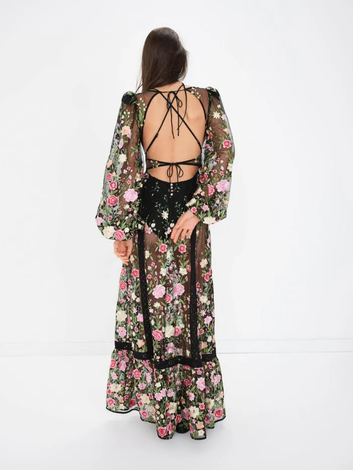 Women Luna Maxi Dress Black For Love and Lemons Dresses Women Luna Maxi Dress Black For Love and Lemons Dresses