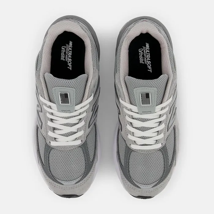 Women MADE In USA 990v5 Core Grey With Castlerock New Balance Lifestyle