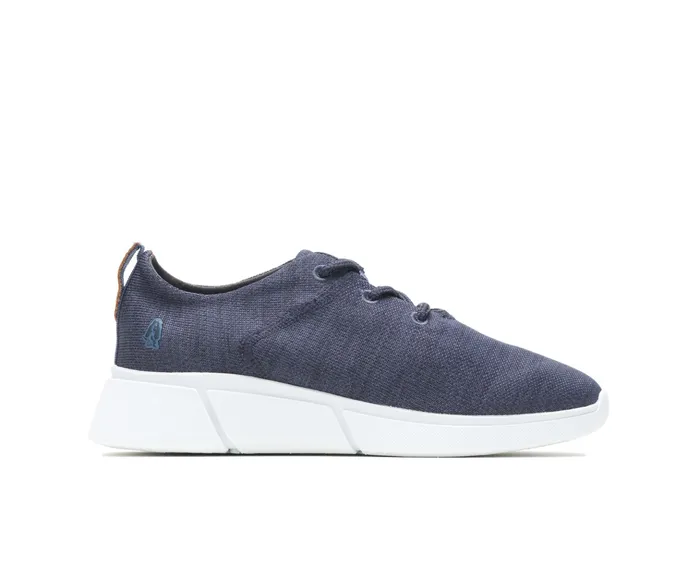 Women Makenna Lace Up Navy Heathered Sneakers Hush Puppies