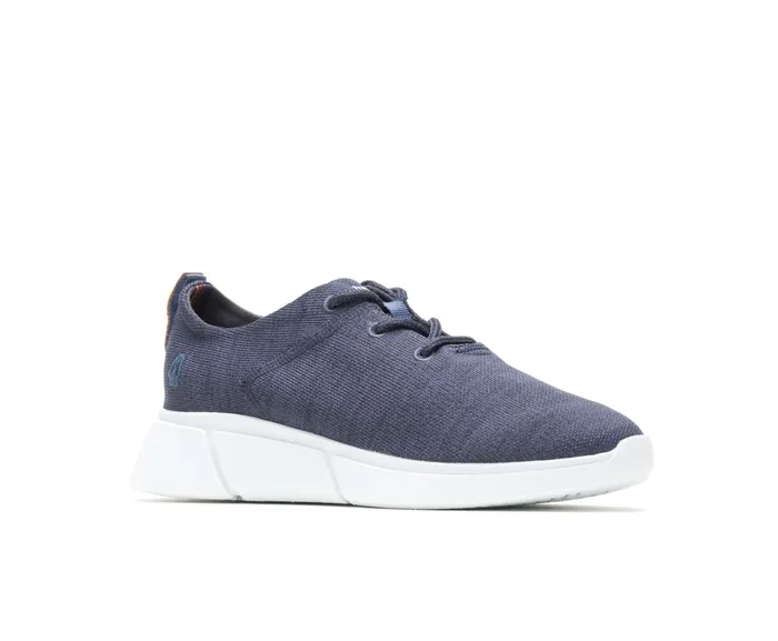 Women Makenna Lace Up Navy Heathered Sneakers Hush Puppies