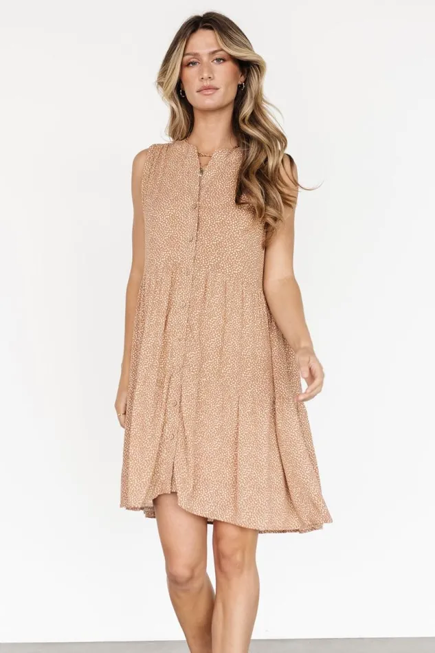 Women Malone Button Down Short Dress Camel Baltic Born Short Dresses