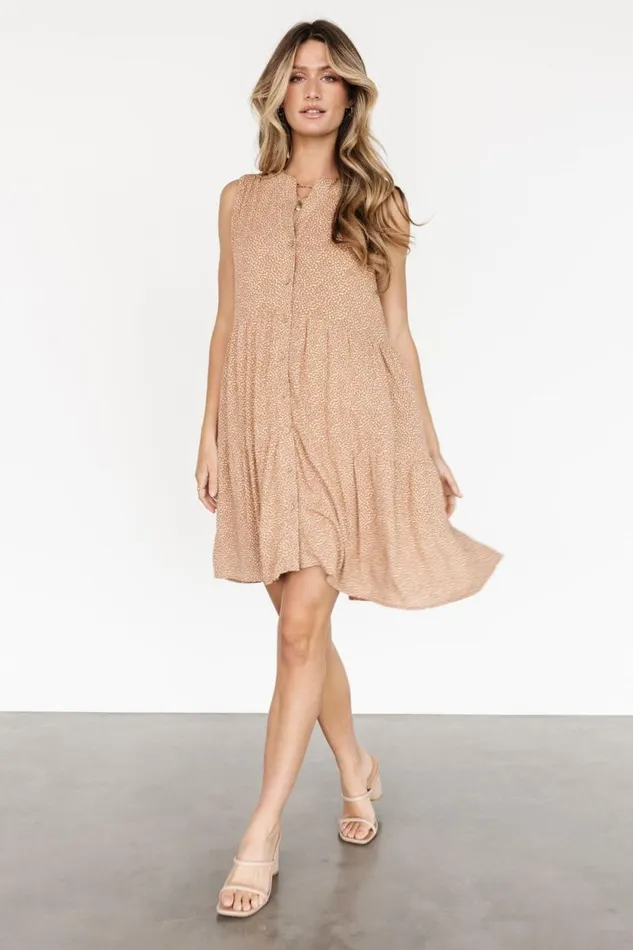 Women Malone Button Down Short Dress Camel Baltic Born Short Dresses Women Malone Button Down Short Dress Camel Baltic Born Short Dresses