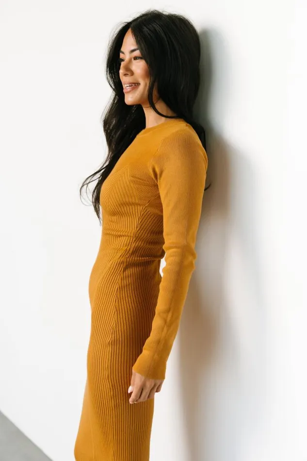 Women Manhattan Ribbed Sweater Dress Camel Baltic Born Sweaters Women Manhattan Ribbed Sweater Dress Camel Baltic Born Sweaters