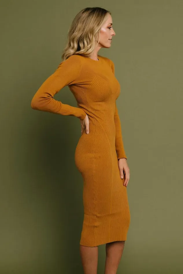Women Manhattan Ribbed Sweater Dress Camel Baltic Born Sweaters Women Manhattan Ribbed Sweater Dress Camel Baltic Born Sweaters