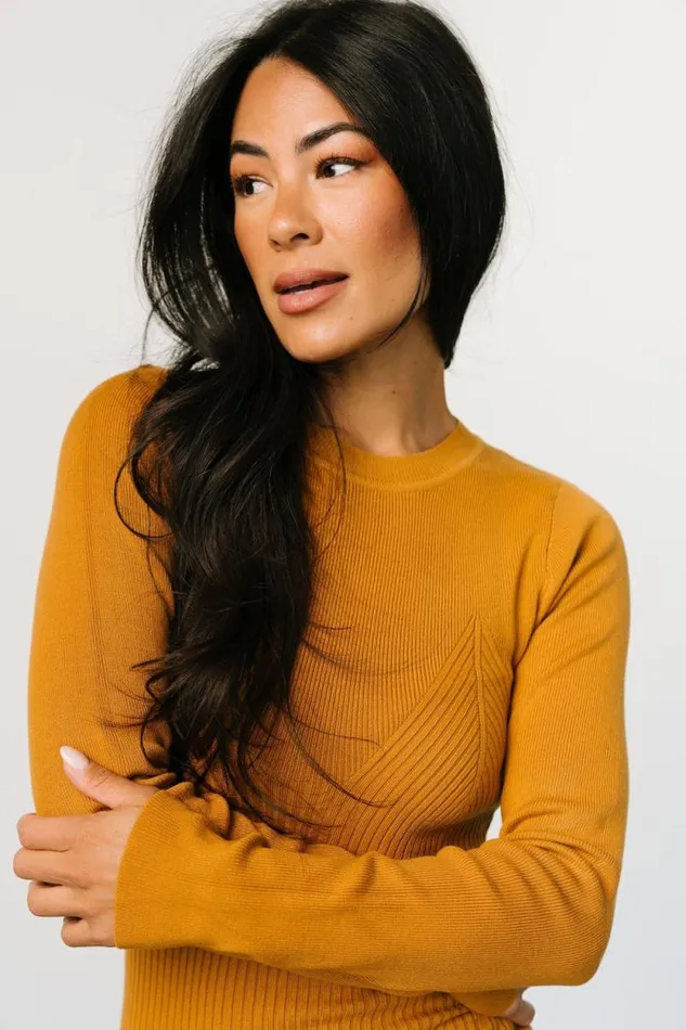 Women Manhattan Ribbed Sweater Dress Camel Baltic Born Sweaters Women Manhattan Ribbed Sweater Dress Camel Baltic Born Sweaters