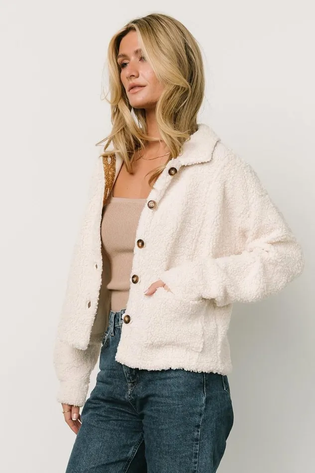 Women Mar Boucle Jacket Ivory Baltic Born Outerwear Women Mar Boucle Jacket Ivory Baltic Born Outerwear
