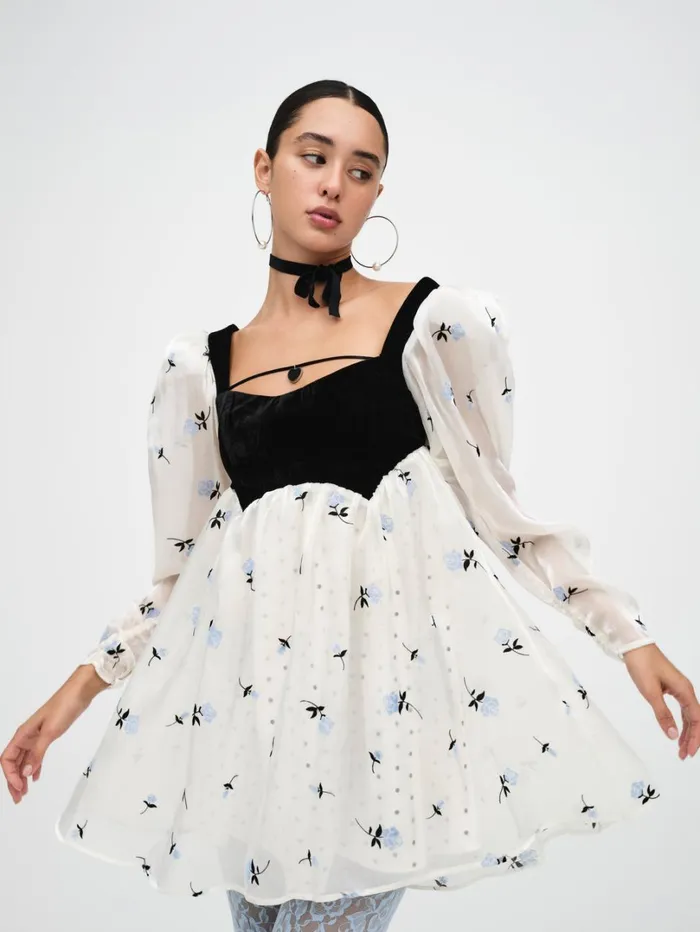 Women Marcella Mini Dress White For Love and Lemons Dresses