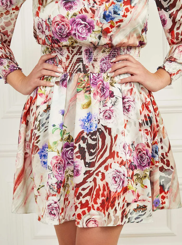 Women Marciano GUESS Marciano Rose Print Clelia Mini Dress
