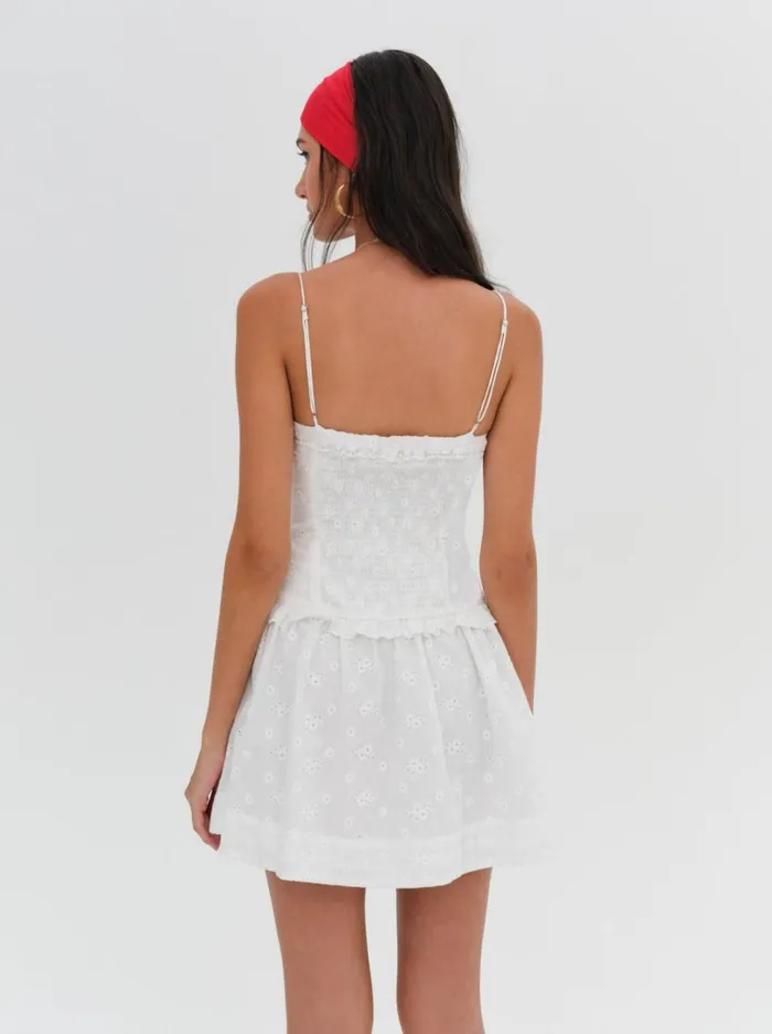 Women Marlowe Mini Dress White For Love and Lemons Dresses Women Marlowe Mini Dress White For Love and Lemons Dresses