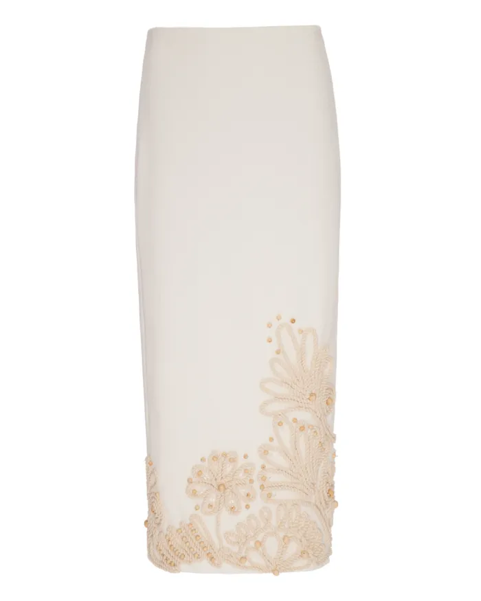 Women Matching Sets PatBO DUNE KNIT SKIRT Off White