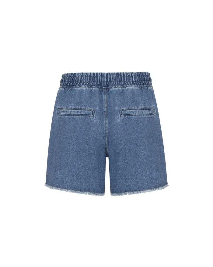 Women Matching Sets PatBO HAND BEADED DENIM SHORTS Denim