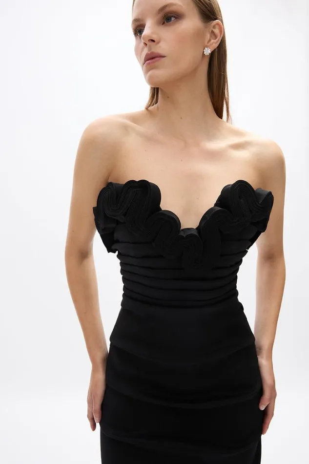 Women Maxi Dresses Rachel Gilbert Ren Gown Black