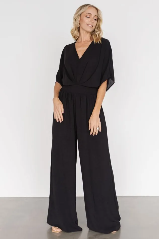 Women Maxwell Jumpsuit Black Baltic Born Jumpsuits and Rompers