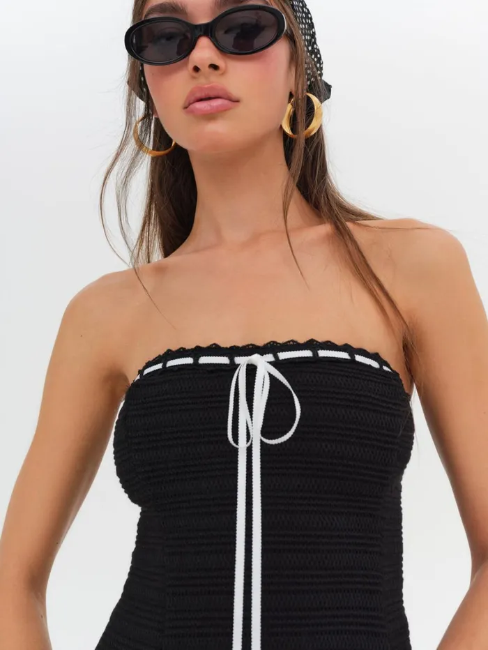 Women Mayfair Crochet Mini Dress Black For Love and Lemons Dresses Women Mayfair Crochet Mini Dress Black For Love and Lemons Dresses