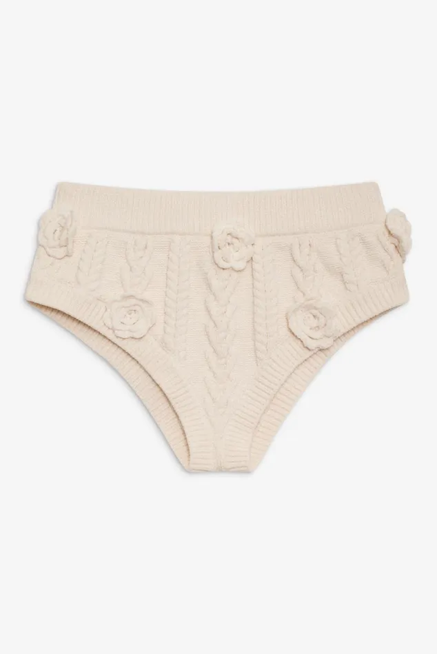 Women Mel Knit Panty White For Love and Lemons Knitwear Women Mel Knit Panty White For Love and Lemons Knitwear