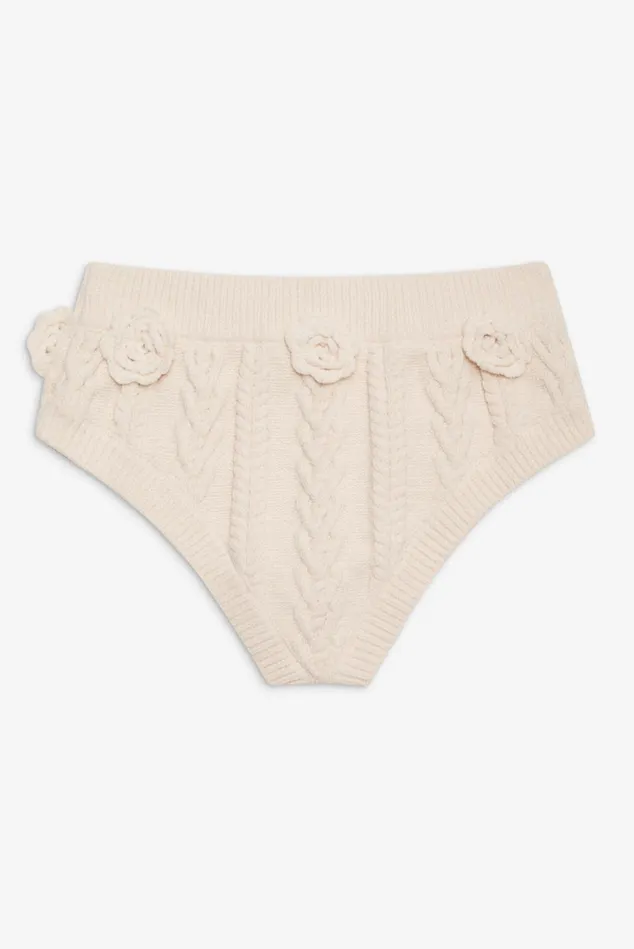 Women Mel Knit Panty White For Love and Lemons Knitwear Women Mel Knit Panty White For Love and Lemons Knitwear