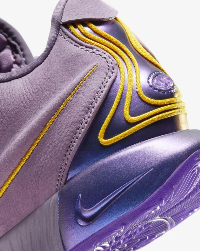 WomenMen Nike All Shoes LeBron XXI 039Freshwater039 Violet Dustpurple Cosmosuniversity Gold